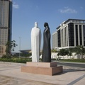 Emirate Man and Women Statue